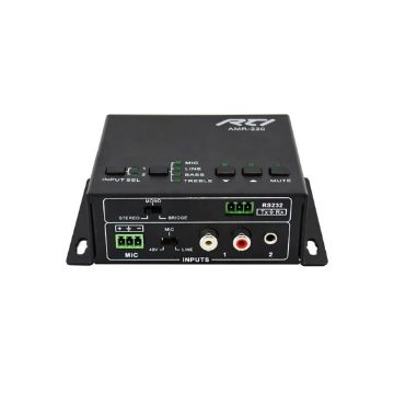 Picture of RTI 2 Input Amplifier with Stereo Loop and Mic mixing - 20W