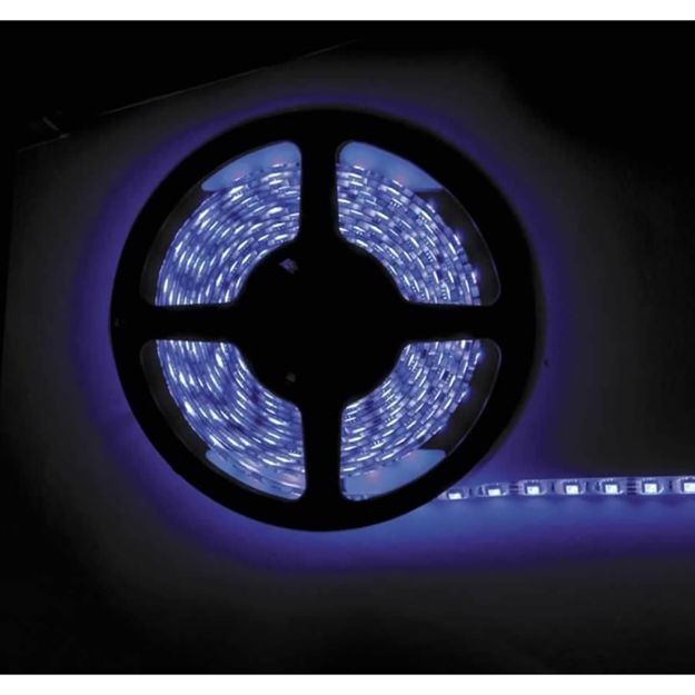 Picture of Heise 5 Meter Multi Color RBG Strip Light (black base)