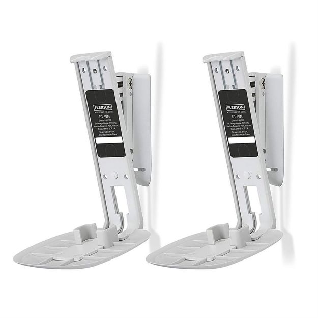 Picture of Flexson Wall Mount for Sonos One Speaker (white, pair)