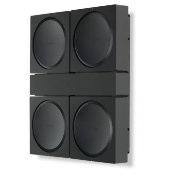 Picture of Flexson Wall Mount for 4 each Sonos Amps (black)