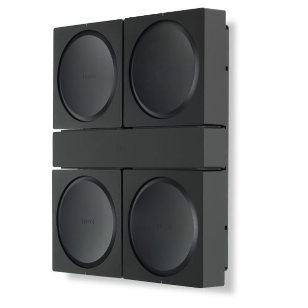 Picture of Flexson Wall Mount for 4 each Sonos Amps (black)