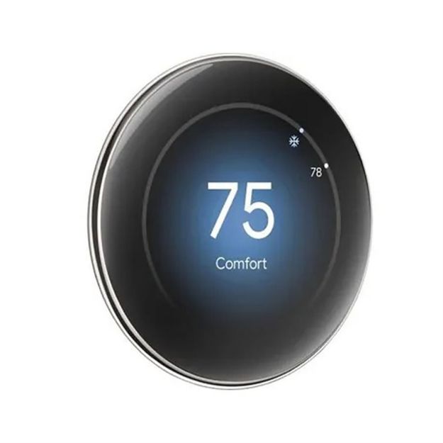 Picture of Nest PRO Learning Thermostat (4th Gen) plus Temp Sensor(2nd Gen)(Silver)
