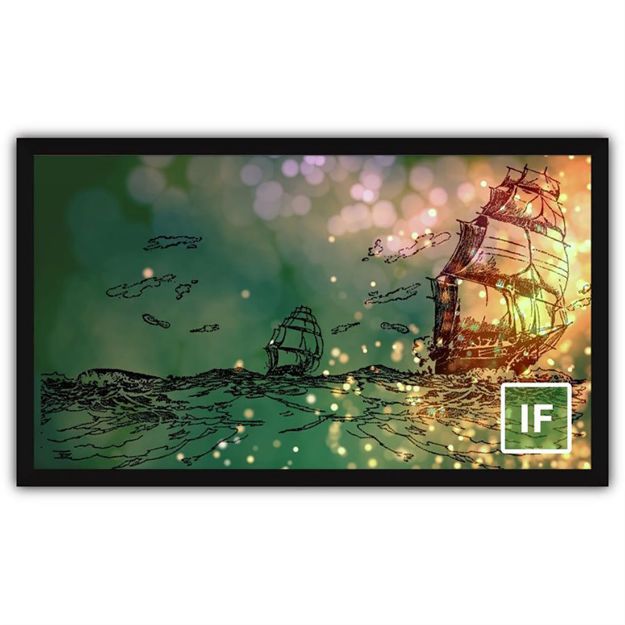 Picture of Severtson 150" 16:9 4K Impression Series Fixed (Titanium Acoustically Transparent)
