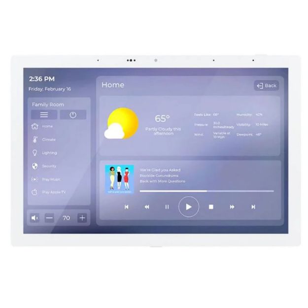 Picture of RTI 10" Intelligent Surface Touchpanel in White