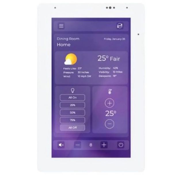 Picture of RTI 5" Intelligent Surface Touchpanel in White