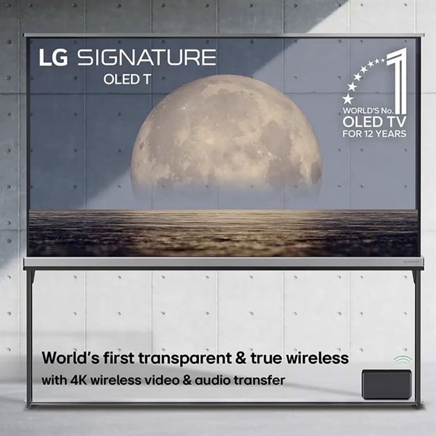 Picture of LG 77" Transparent OLED TV