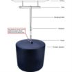Picture of Beale Street Pendant Speaker Enclosure 6.5" (White)
