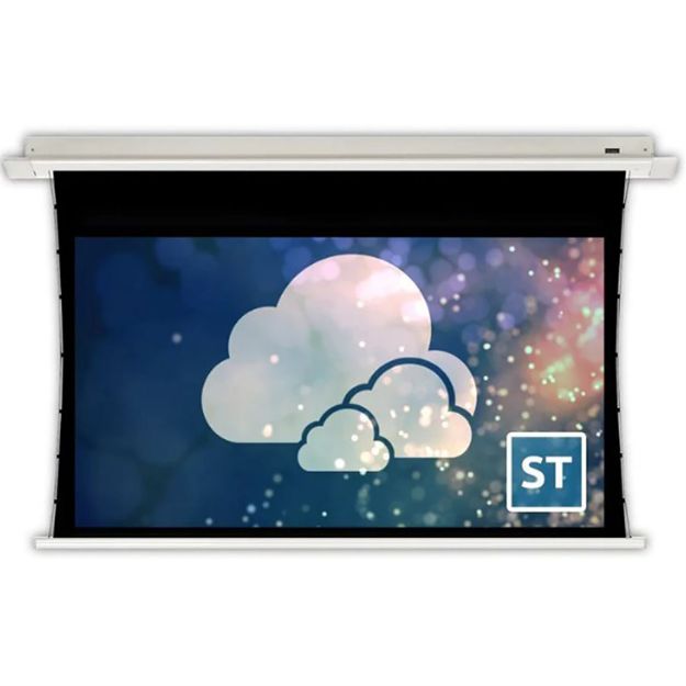 Picture of Severtson 135" 16:9 Spirit Tab Tension Series Micro-perf (Cinema White)