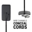 Picture of Sanus Wireless Speaker Stand designed for Sonos Play:5(black