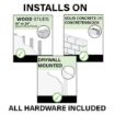 Picture of Sanus Extendable Wall Mount Designed for the Sonos Arc (whit