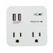 Picture of Ethereal 2 Outlet Wall Tap Surge Protector w/ 2 USB Ports