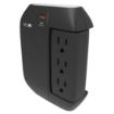 Picture of Ethereal 5 OUTLET 450 JOULES ROTATING BANK WALL TAP, 2USB 2.