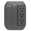 Picture of Ethereal 5 OUTLET 450 JOULES ROTATING BANK WALL TAP, 2USB 2.
