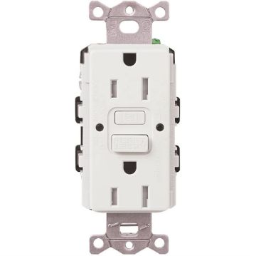 Picture of Lutron 15A GFIC Self Testing Receptacle(white)
