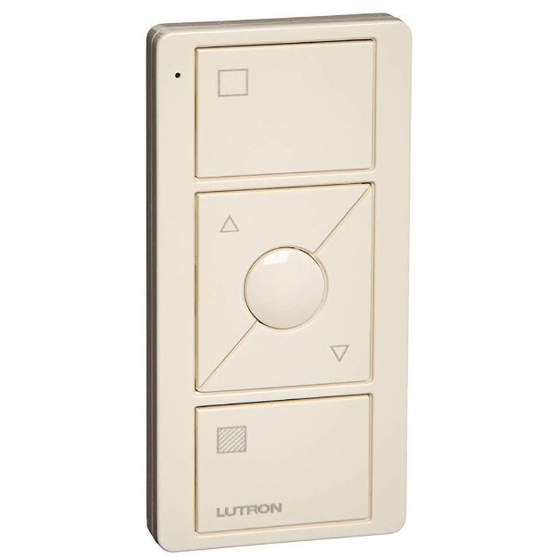 Picture of Lutron Pico RF 3-Button Remote w/ Raise/Lower Dimming (Light Almond)