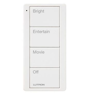 Picture of Lutron Pico 4-Button Living/Family Room Scene Keypad (white)
