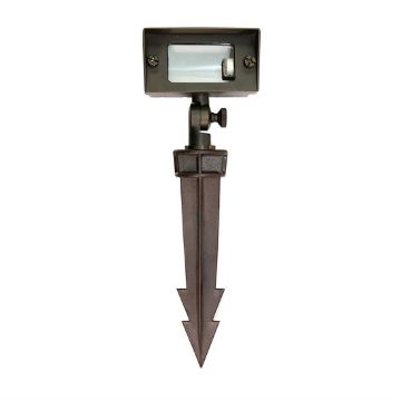 Picture of Red Atom Landscape Flood Light (Brass)