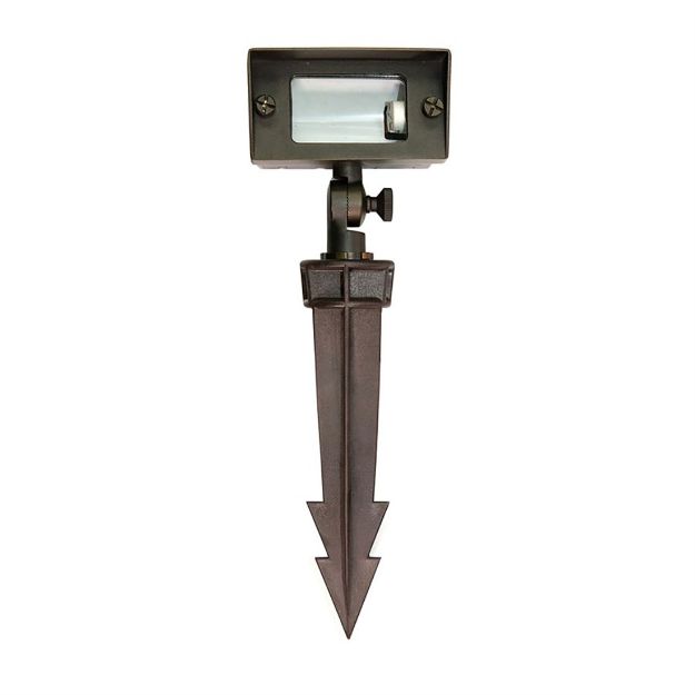 Picture of Red Atom Landscape Flood Light (Brass)