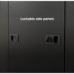 Picture of Red Atom 18U Enclosed Locking Rack with Active Cooling(V2)