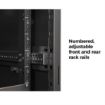 Picture of Red Atom 18U Enclosed Locking Rack with Active Cooling(V2)