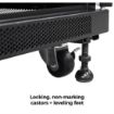 Picture of Red Atom 18U Enclosed Locking Rack with Active Cooling(V2)