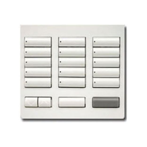 Picture of Lutron Radio RA2 Keypad LARGE 15 BUTTON (snow white)