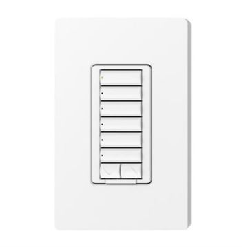 Picture of Lutron RadioRA2 Hybrid Master Keypad w/Neutral Wire(Snow White