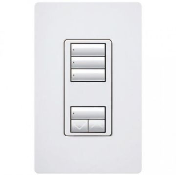 Picture of Lutron RadioRA 2 Wall-Mount Designer Keypad (white)
