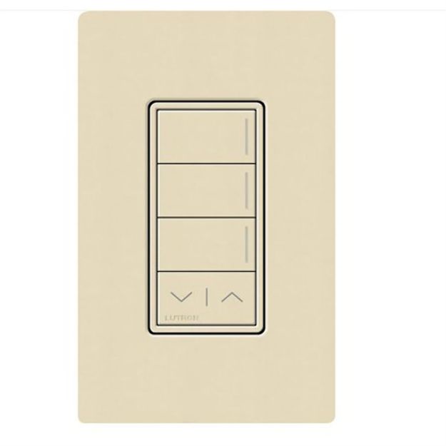 Picture of Lutron RadioRA 3 Sunnata 3-button Hybrid Keypad w/Raise/lower(sand)