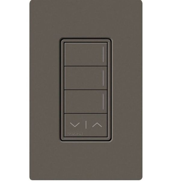 Picture of Lutron RadioRA 3 Sunnata 3-button Hybrid Keypad w/Raise/lower(truffle)