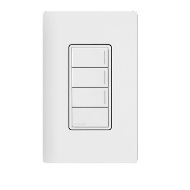 Picture of Lutron RadioRA 3 Sunnata 3-button Hybrid Keypad w/Raise/lower(white)