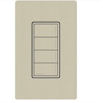 Picture of Lutron RadioRA 3 Sunnata Hybrid Keypad 4 Button(clay)