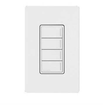 Picture of Lutron RadioRA 3 Sunnata Hybrid Keypad 4 Button(white)