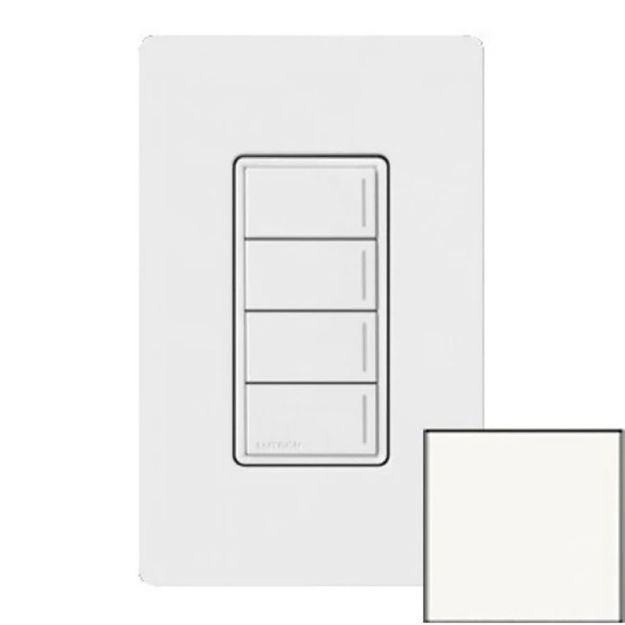 Picture of Lutron RadioRA 3 Sunnata 4-button Keypad (brilliant white)