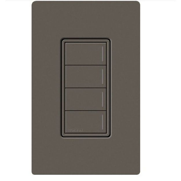 Picture of Lutron RadioRA 3 Sunnata 4-button Keypad (truffle)