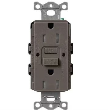 Picture of Lutron 15A GFCI Self-Testing Duplex Receptacle (truffle)