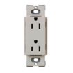 Picture of Lutron Satin Color 15A Duplex Receptacle (taupe)