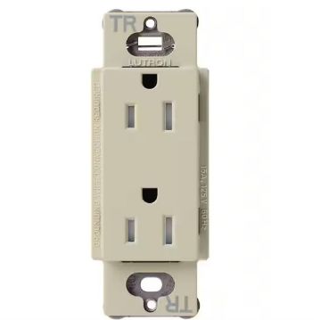 Picture of Lutron 15A Tamper Resistant Duplex Receptacle (clay)