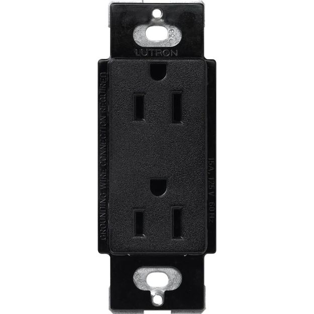 Picture of Lutron SC 15A TAMPER RESIST RECP-SCRS(midnight)