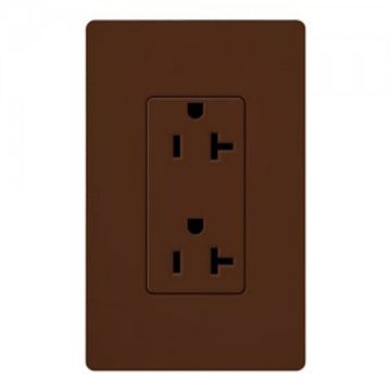 Picture of Lutron SATIN 20A RECP TMP RST(sienna)