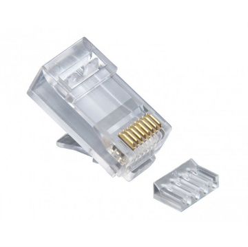 Picture of Platinum Tools RJ45 (8P8C) Cat 6 2-pc Connector RS (100 pk)