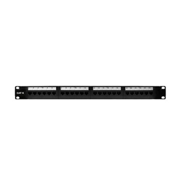 Picture of On-Q Cat 6 24 Port Rack Mount Patch Panel