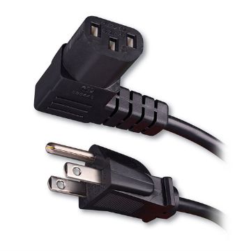 Picture of Vanco 3' Right Angle Flat Panel TV Power Cord