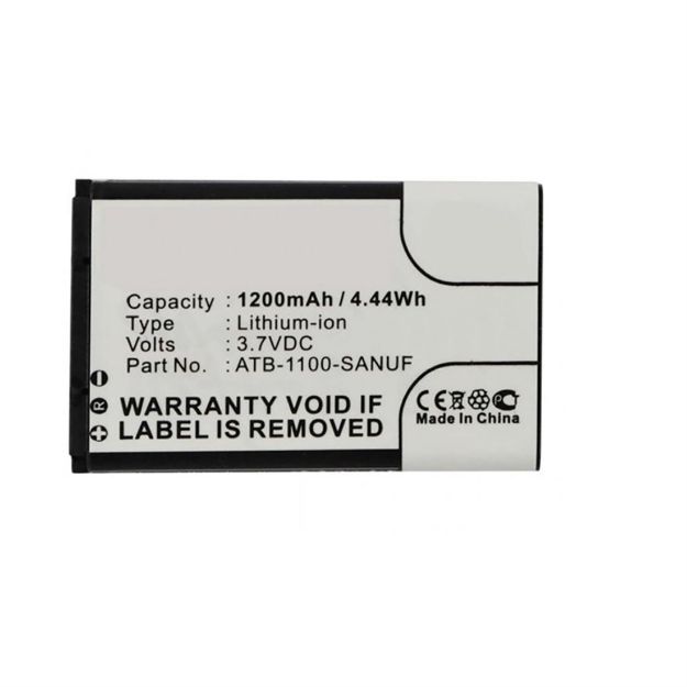 Picture of RTI 1000mAH Lithium-ion Rechargeable Battery