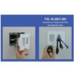 Picture of DataComm Low Voltage Cable Plate with Recessed Power (white)