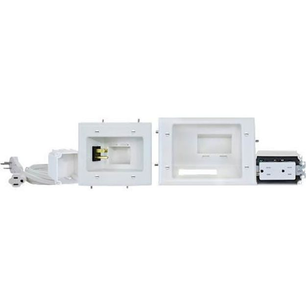 Picture of DataComm Recessed Pro-Power Kit with Duplex Receptacle