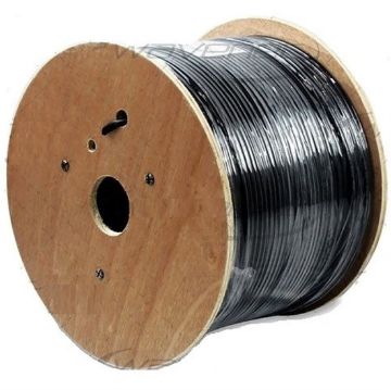 Picture of Wavenet Cat 6A UV Jacket SOLID BC 10GB 1,000' REEL(black)