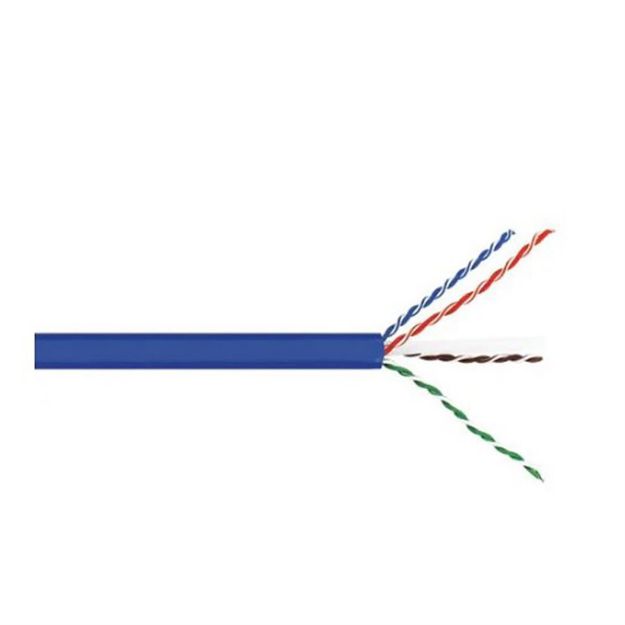 Picture of Wavenet Cat 6A Plenum SOLID 10GB 1,000' REEL(blue)