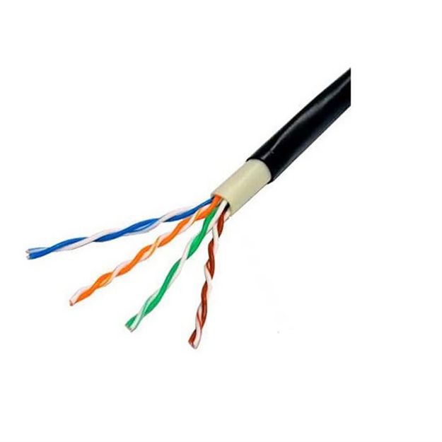 Picture of Wavenet Cat 6 PVC SOLID SHIELDED 600MHZ 1,000' REEL(black)