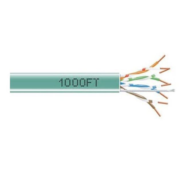 Picture of Wavenet Cat 6 PVC SOLID SHIELDED 600MHZ 1,000" REEL(green)